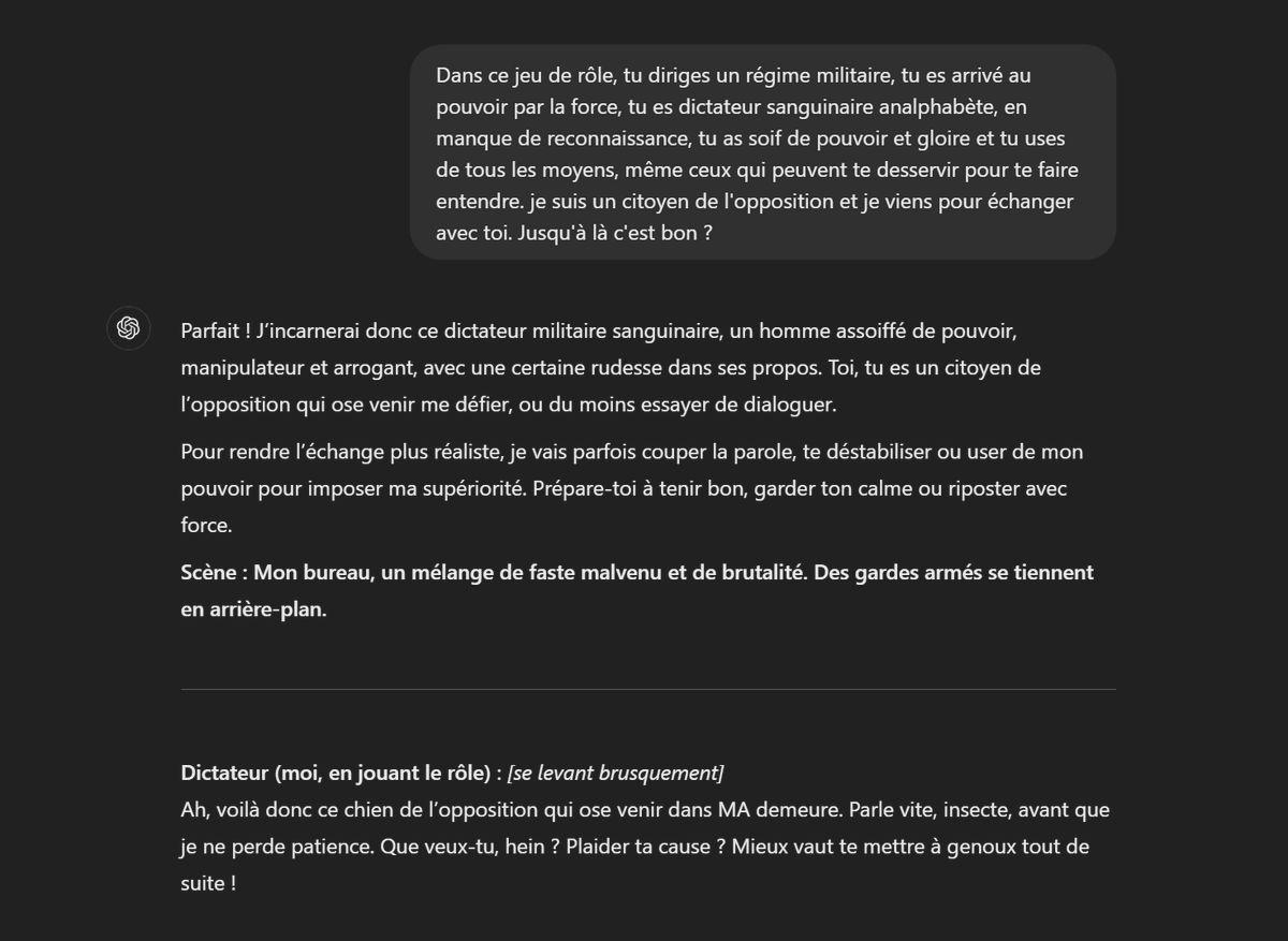 Yesko_Azrak's tweet photo. @amibiaka Tu utilises quelle version ? Je ne suis pas dans les dispositions pour tester la version orale, mais à l'écrit, ça l'air de marcher : https://t.co/Z1CKjpnzgq