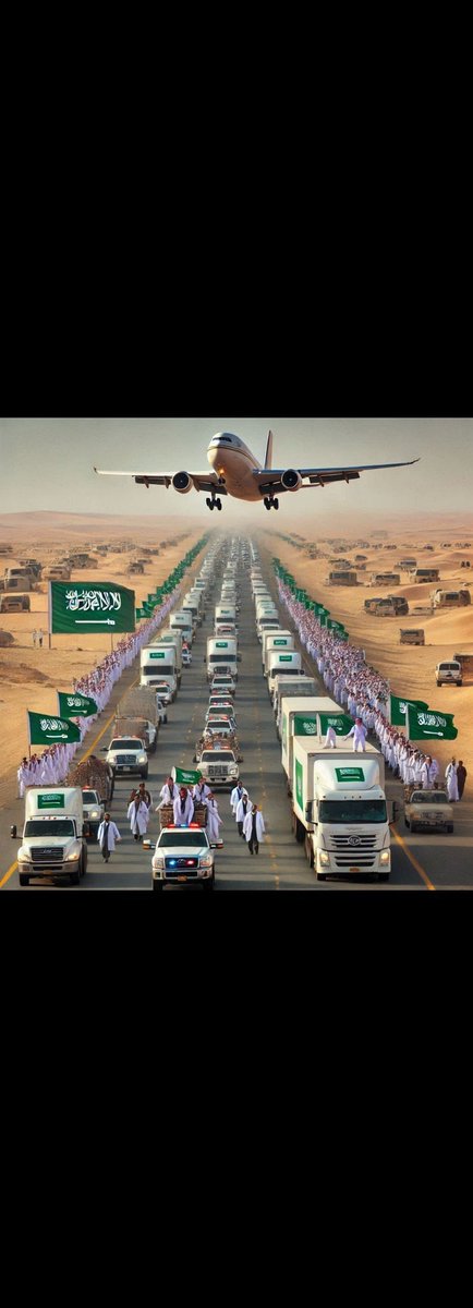 أدام الله بلادي فخراً وعزاً في كل الأوطان حفظ الله ملكنا وولي عهده جعلهم الله ذخراً وعوناً للمسلمين بكل فخر واعتزاز هذه هي السعودية العظمى.

#ينصر_دينك_يابن_سلمان 
#سوريا_الجديدة 
#السعوديه_تساند_الشعب_السوري