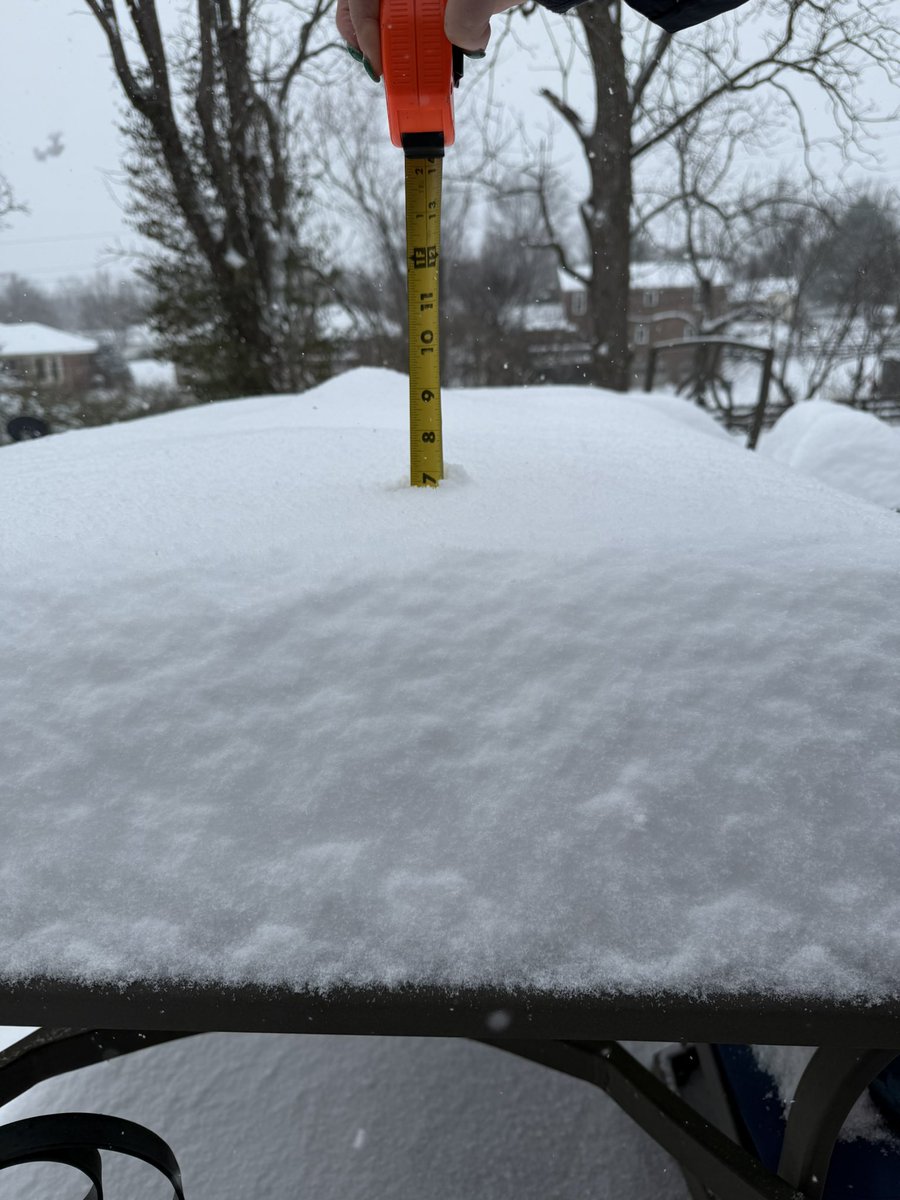 natalie (@natfic34) on Twitter photo Snowfall measuring around 7inches in Shelbyville, KY & it’s only 1:45pm!! <a href="/MarcWeinbergWX/">Marc Weinberg</a> Snowfall measuring around 7inches in Shelbyville, KY & it’s only 1:45pm!! <a href="/MarcWeinbergWX/">Marc Weinberg</a>