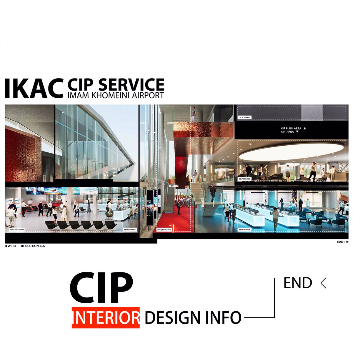 aminsoltanpoor's tweet photo. .
اطلاعات بخش طراحی داخلی پروژه سی آی پی (پارت اول)
.
IKAC-CIP SERVICE . IMAM KHOMEINI AIRPORT
...
SOLTANPOUR STUDIO
...
Design team : Amin soltanpour , Fariba goodarzi , Ava samadi 
Thanks to Mehdi rasouli
Date : 2024
Status : Competition
...
@aminsoltanpour @soltanpourstudio https://t.co/VVPS9j0T5S