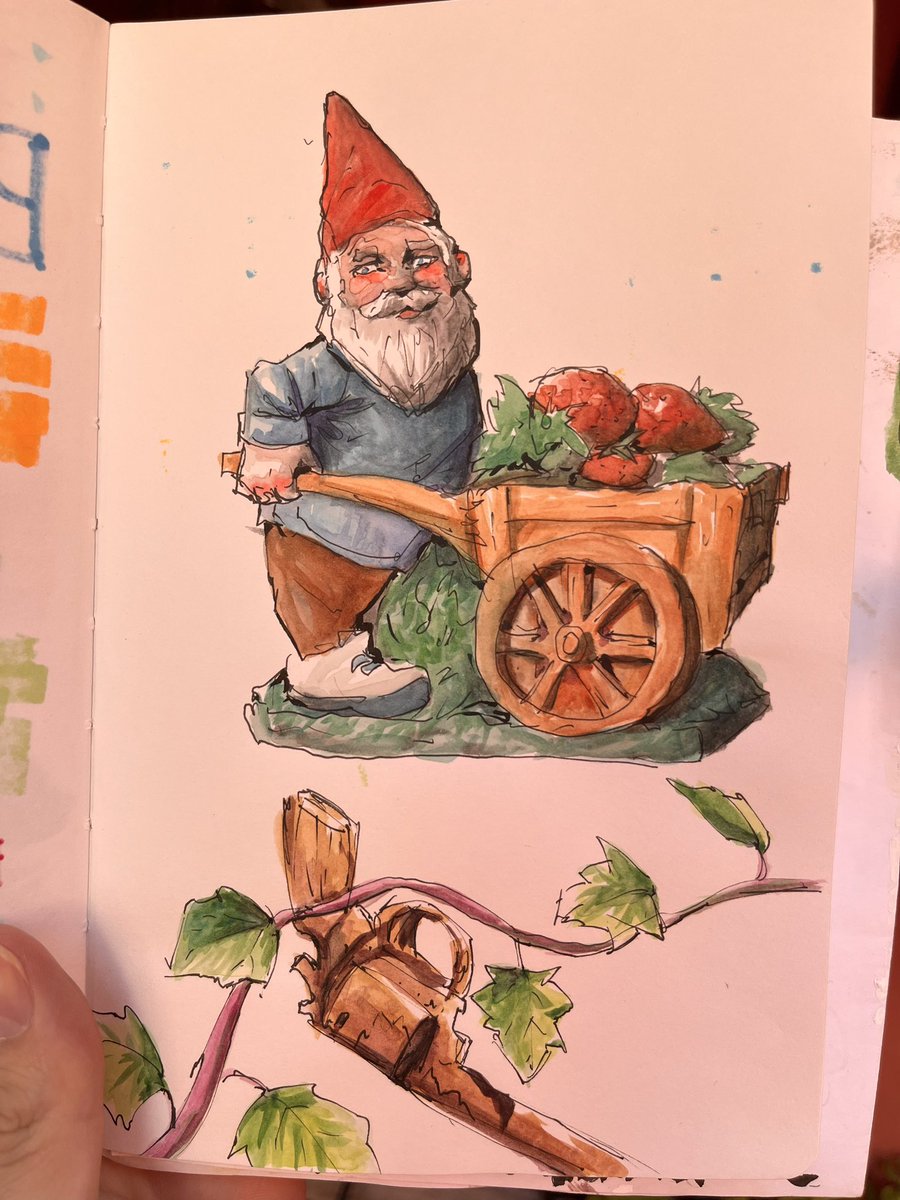 alejdark_art's tweet photo. Starting the year experimenting with watercolors—so much fun! #WatercolorArt #sketchbook #art https://t.co/yZmyHk5CEb