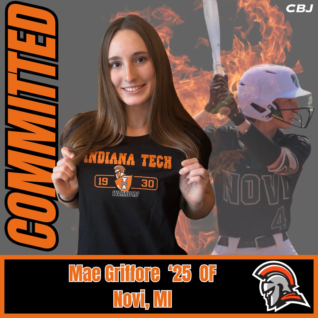 College Bound Jocks (@collegebdjocks) on Twitter photo ๐ฎ๐๐๐๐๐๐๐ ๐๐๐ ๐๐๐๐๐๐๐ ๐งก
Congratulations to 2025 outfielder Mae Griffore on her commitment to Indiana Tech University! A strong player for Turnin2 18U-Smigiel, Maeโs speed and outfield skills make her a perfect fit for Indiana Tech as well as earning an ๐ฎ๐๐๐๐๐๐๐ ๐๐๐ ๐๐๐๐๐๐๐ ๐งก
Congratulations to 2025 outfielder Mae Griffore on her commitment to Indiana Tech University! A strong player for Turnin2 18U-Smigiel, Maeโs speed and outfield skills make her a perfect fit for Indiana Tech as well as earning an