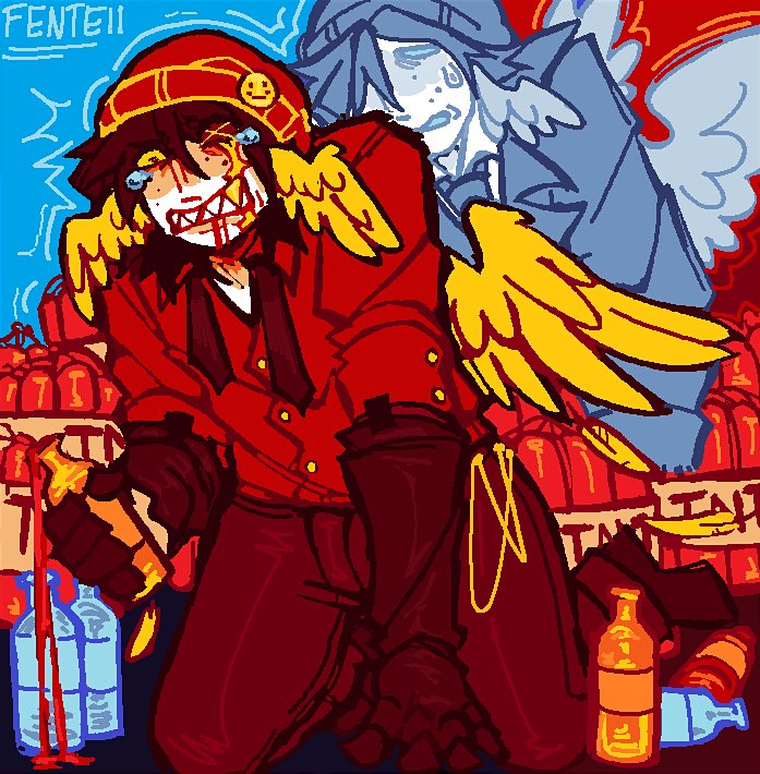 fenteii_'s tweet photo. similarities you don't want to acknowledge 

[ #quackityfanart #quackity #dsmpfanart ] https://t.co/X6NrU6wSae