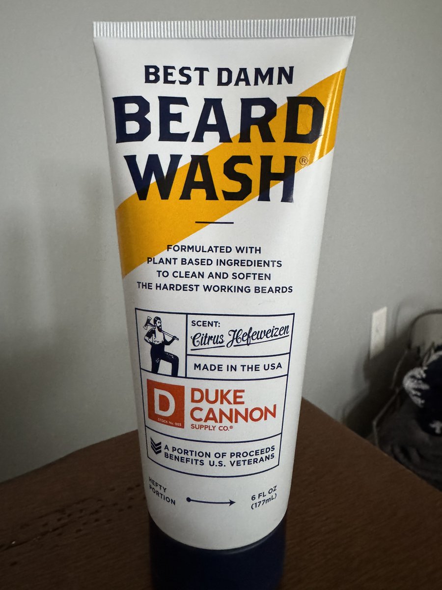 BillRhetts's tweet photo. Albeit Thouest Scriptures do not commandeth the beard warshen. I shall committeth each Lordโs Sabbath Day to a warshen. That way all y'all fellow kinfolk of the King wonโt smell my drooled upon beard in the Lord's sanctuary.
#DukeCannon #BeardsMatter #BeardCare #Manhood #ManUp #Masculinity