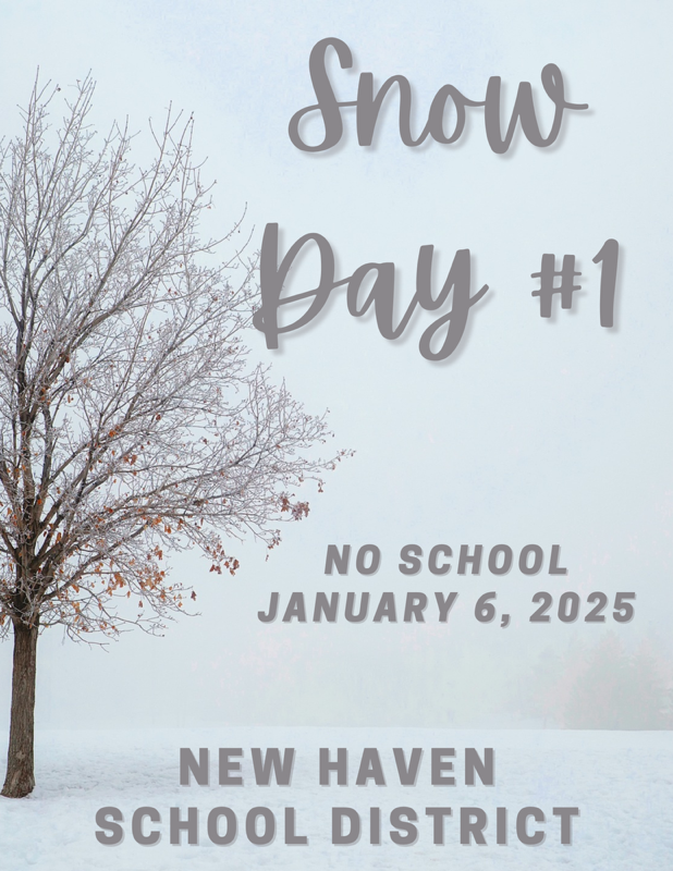 newhavenschools's tweet photo. School is canceled in the New Haven School District for Monday, January 6, 2025. https://t.co/pc2T6Fy1gL