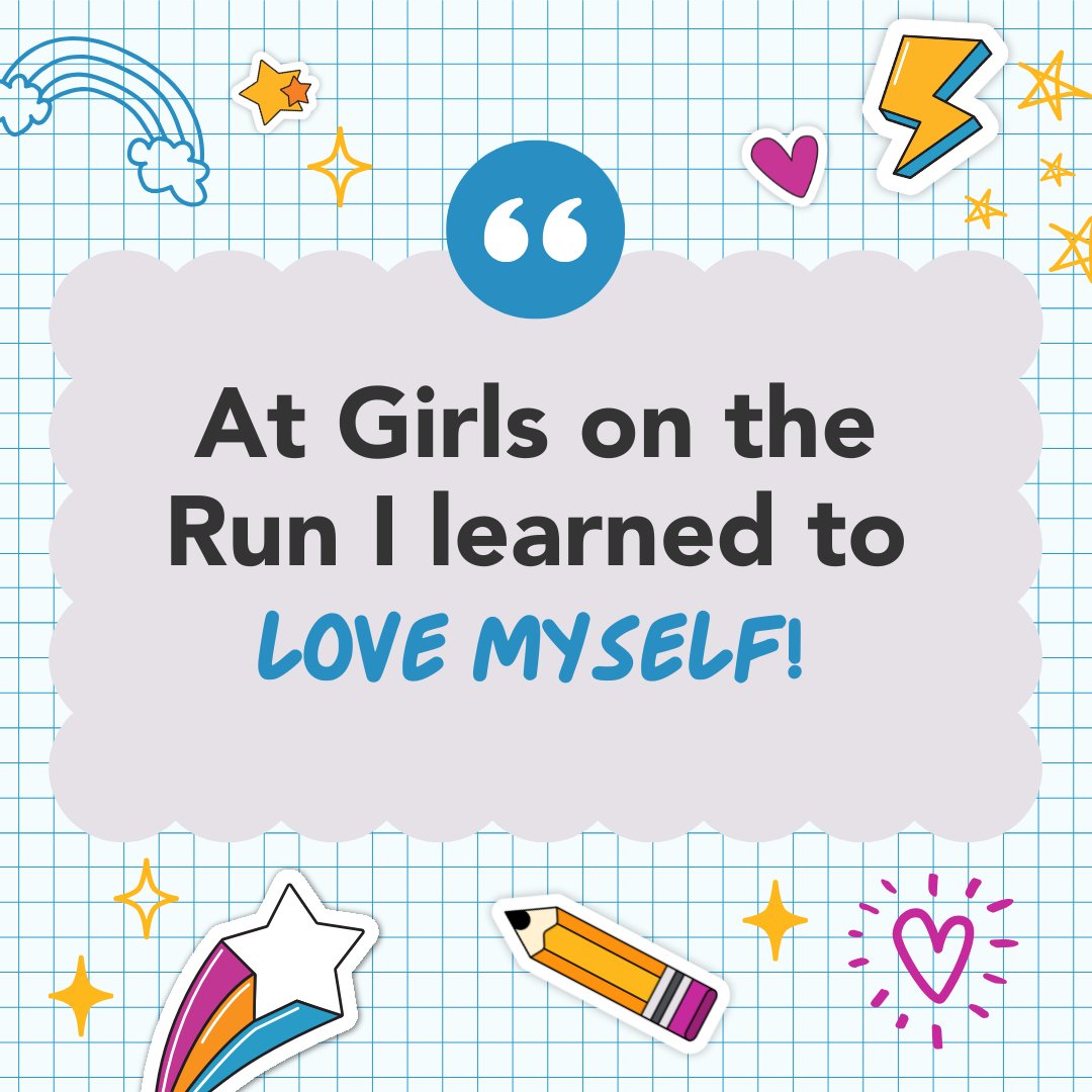 Why should your girl join Girls on the Run? ✨ Because it’s more than just running—it’s about building confidence, embracing self-love, and growing alongside friends! Through fun activities and meaningful lessons, girls learn to dream big, and stay strong—on and off the track.