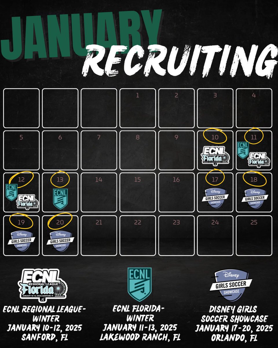 So,
Ur gonna see a lot of myself, Joe, and Kirst throughout January…. Lots of soccer.   So make sure you send us ur schedules and we will be 👀👀👀👀👀

🦁⚽️ <a href="/SaintLeoLions/">Saint Leo Athletics</a>