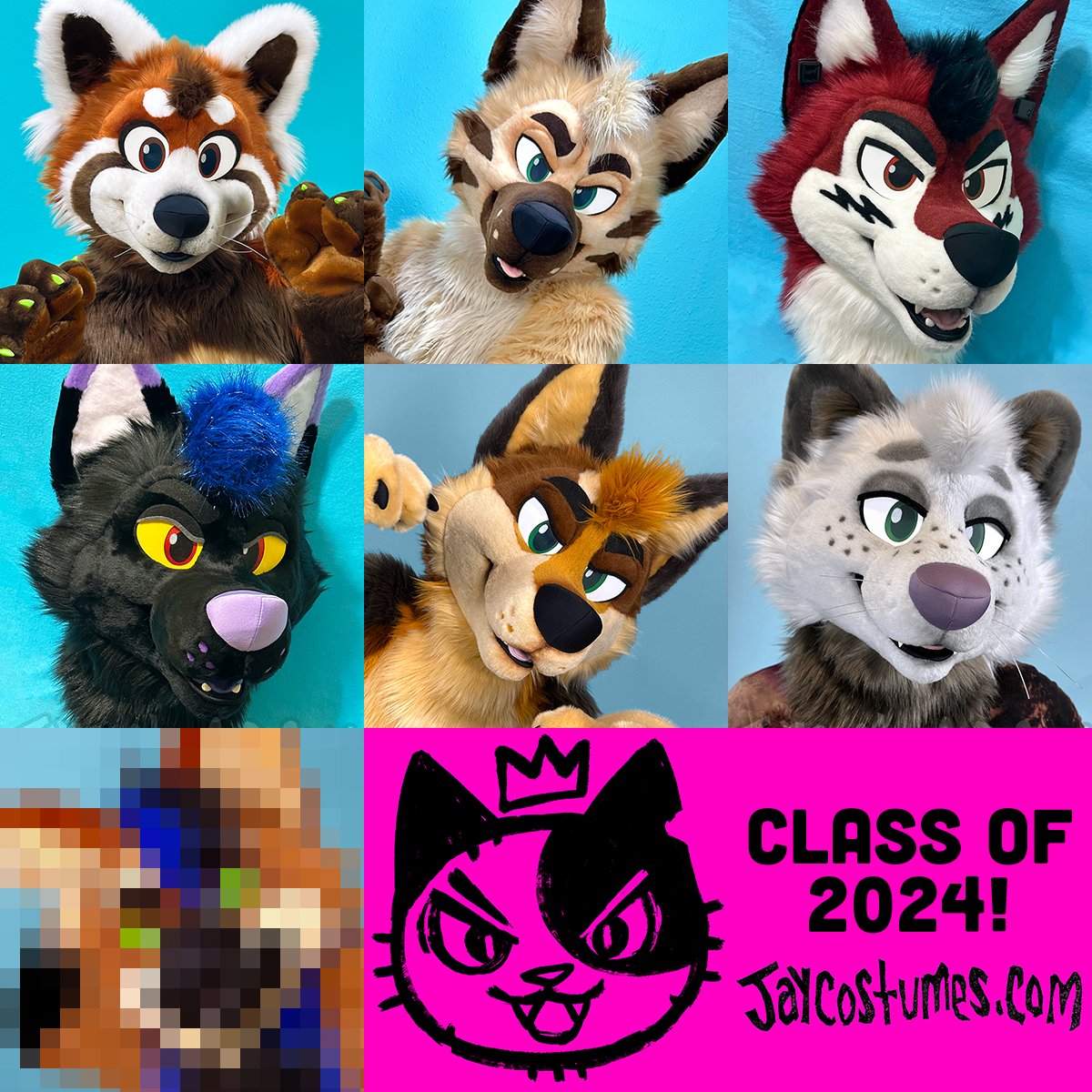 Its the JAYCOSTUMES Class of 2024! Who is your pick for top of the class this year? We have a late arrival but he should be showing up just in time for the tail end of closing ceremonies ;3  
Thanks for hanging with me for year 16 of this! I appreciate you!!