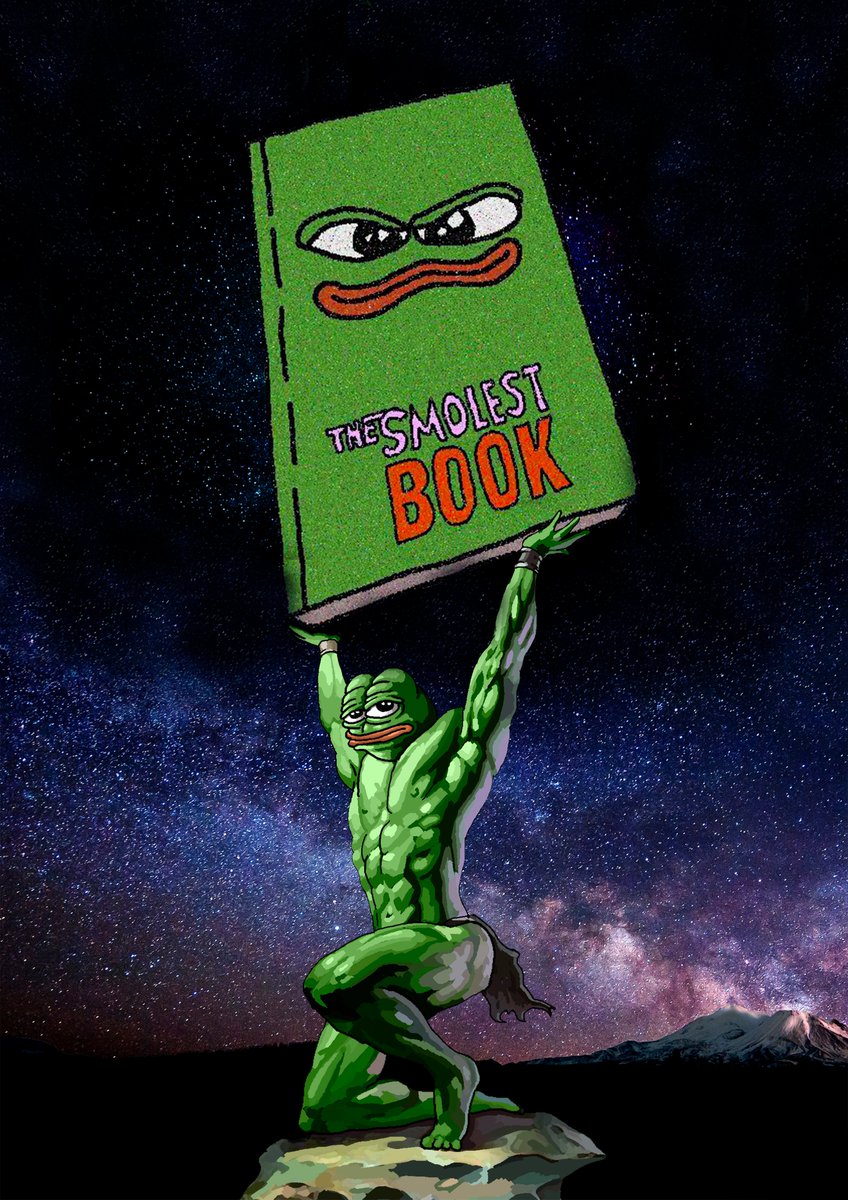 Bomebookofmemes's tweet image. The smolest book is bigger than you think! $bome