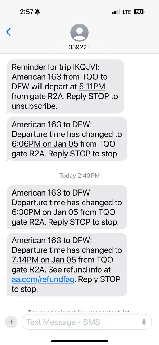 ric_bowden's tweet photo. Here we go again @AmericanAir flights delayed as usual https://t.co/Ju6DAF7Pw5