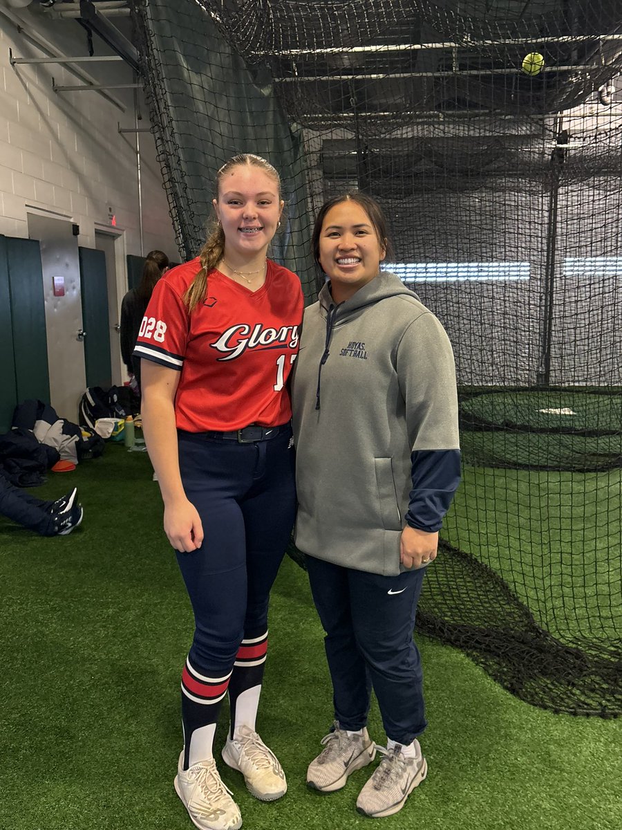 Gabriela ‘Gaby’ McAnaw 2028 (@gabymcanaw) on Twitter photo A great day for some pitching and hitting at the <a href="/HoyaSoftball/">Georgetown Softball</a> camp today. Thank you @HoyasCoachPat and <a href="/gabrielaelvina/">Gabriela Elvina</a> 💙🤍 <a href="/VGWillemssen/">VA Glory National Willemssen</a> <a href="/Nats4Good/">Nationals Philanthropies</a> A great day for some pitching and hitting at the <a href="/HoyaSoftball/">Georgetown Softball</a> camp today. Thank you @HoyasCoachPat and <a href="/gabrielaelvina/">Gabriela Elvina</a> 💙🤍 <a href="/VGWillemssen/">VA Glory National Willemssen</a> <a href="/Nats4Good/">Nationals Philanthropies</a>