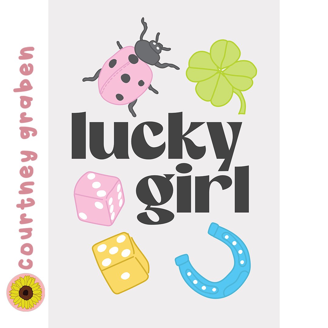 LUCKY GIRL

Hand Drawn Typography/Illustration/Design by Courtney Graben.

Available for freelance work
instagram.com/courtneygraben…

#surfacepattern #surfacedesign #illustration #illustrator #digitalart #graphicdesign #DigitalArtist #typography #luckygirl #lucky