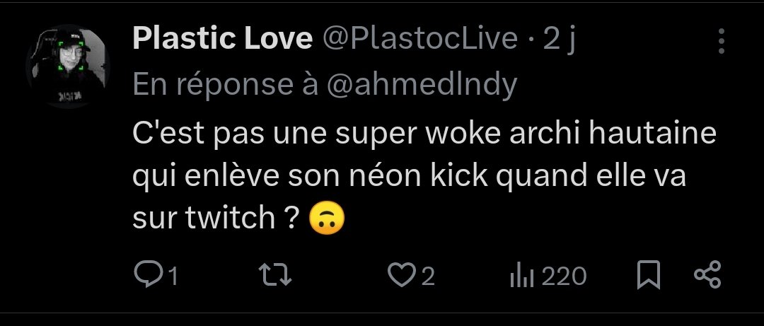SoMallaury's tweet photo. Ça s'appelle respecter la plateforme mais vu que tu n'as aucun cerveau je ne suis pas étonnée de cette réponse.

Cordialement.
La "woke". https://t.co/DhXFkz17SF
