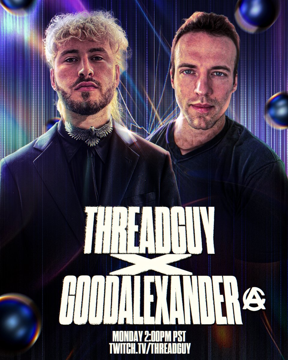 threadguy (@notthreadguy) on Twitter photo SPECIAL STREAM TOMORROW
threadguy x <a href="/goodalexander/">goodalexander</a>
if you care about ai don't miss this
2pm PST SPECIAL STREAM TOMORROW
threadguy x <a href="/goodalexander/">goodalexander</a>
if you care about ai don't miss this
2pm PST