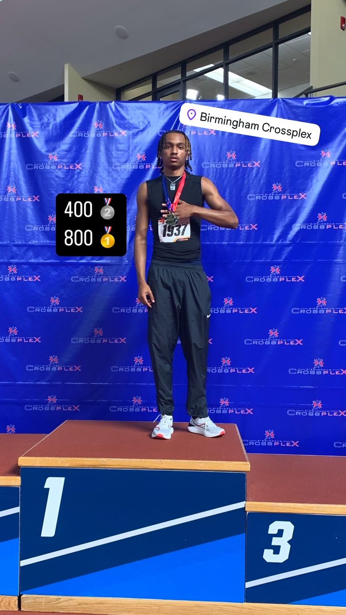 Wanda Lee Thomas Memorial 
15-16 Age Group 
51.09 = 400m 🥈
2:06 = 800m 🥇