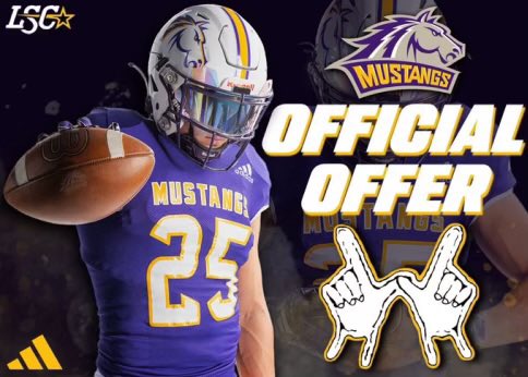 I am extremely honored and blessed to say I’ve received my fourth offer from <a href="/WNMUFootball/">WNMU Mustang Football</a> ! Thank you so much <a href="/The_Coach_Boyle/">Coach Boyle</a> for this opportunity 🙏🏻
#BALLIN #AGTG 
<a href="/CoachChevSD/">Coach Chevalier</a> <a href="/BallCoachGW/">Gary Watkins Jr</a> 
<a href="/CoachK_Parker/">Coach Parker</a> <a href="/PeoplsProfessor/">Shawn Pomatto M.S., M.Ed.</a> <a href="/CoachMarques_D3/">Coach Marques</a> <a href="/SDmesafootball/">OLYMPIANS</a>