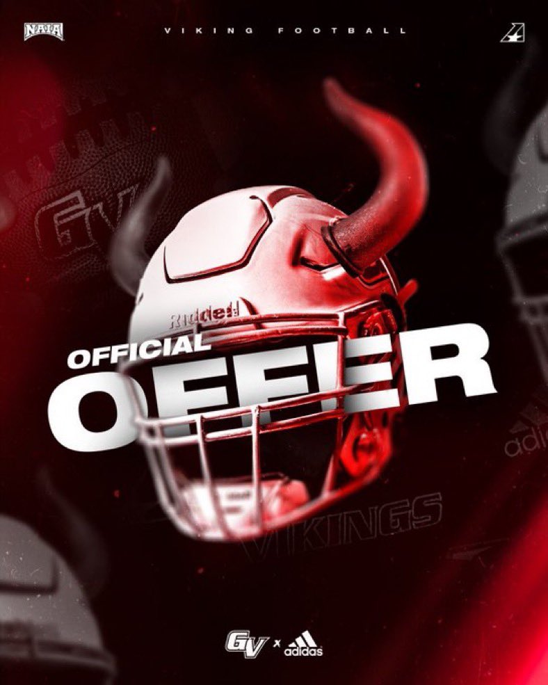 Blessed to receive an offer from <a href="/GVVikingFB/">Grand View Football</a> <a href="/TMartin_Coach/">Tyler Martin</a> <a href="/__CoachFee/">Felix King</a>