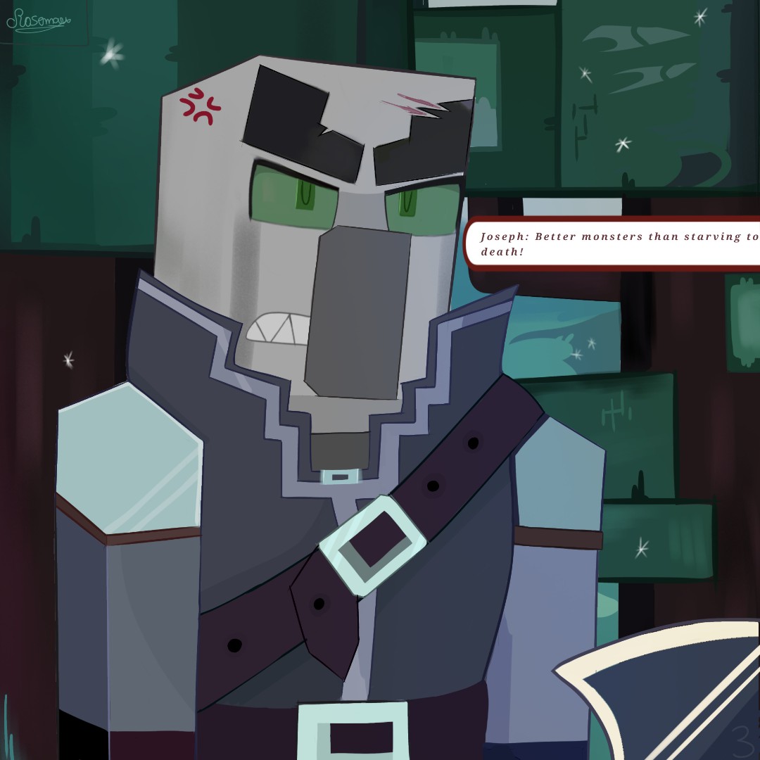 Rose_Mary98765's tweet image. I tried not to be too harsh with my words...and I think I succeeded.
#minecraft #pillager
#vindicator