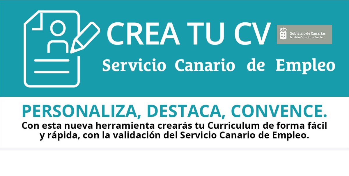 SCEmpleo's tweet photo. ¿Buscas trabajo pero no sabes cómo hacer un CV profesional? El #SCEmpleo (SCE) te ayuda con "Crea Tu CV"
Podrás:
Diseñar un CV atractivo
Personalizar tus datos de forma sencilla
Descargar tu CV en formato profesional
🔑Accede: https://t.co/EDrW6p3KCH web oficial SCE #CreaTuCV #CV https://t.co/fjxrenI5pC