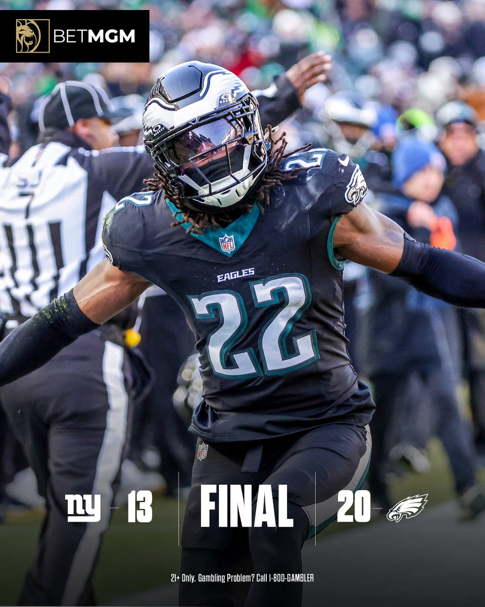 Finishing the regular season with a dub!

<a href="/BetMGM/">BetMGM 🦁</a> | #FlyEaglesFly