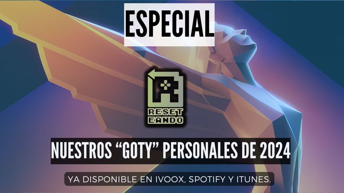 ¡Ya DISPONIBLE el último ESPECIAL de Reseteando! 🏆 Os contamos cuáles son nuestros JUEGOS DEL AÑO personales de todo 2024, ¿quieres saber qué nos ha impactado más en cada categoría? ¡Quédate! 👏

 📻Enlace: go.ivoox.com/rf/137478679
