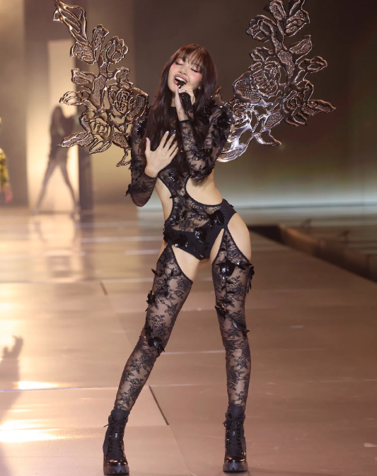 Lisa at the Victoria Secret Fashion Show, 2024.