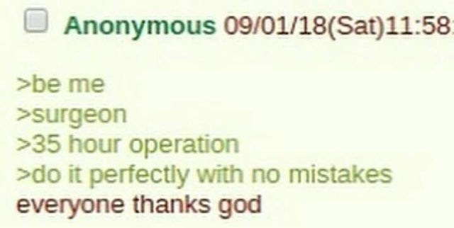 Greentext Poster tweet media