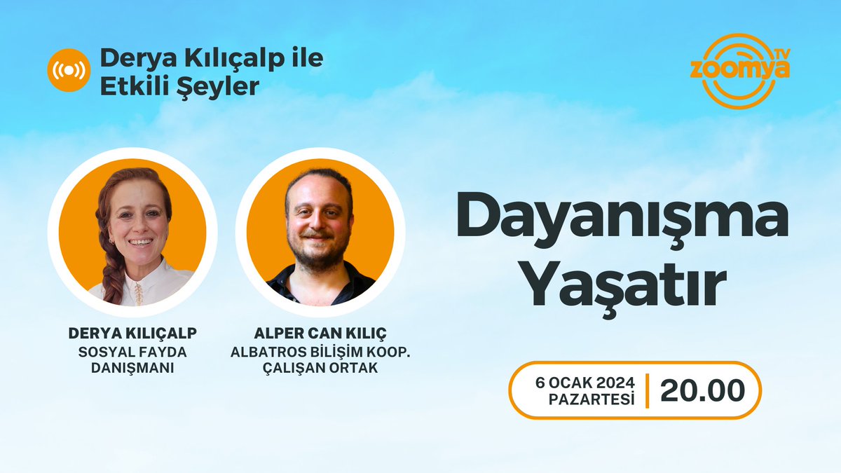 zoomyatv's tweet image. Dayanışma ile Dönüşen Bilişim Dünyası: Albatros Bilişim Kooperatifi&apos;ni konuk ediyor, çalışan ortak Alper Can Kılıç&apos;ı dinleyoruz. 
#etkilişeyler #zoomyatv #siviltoplum #dayanışma #sosyalfayda #sosyaletki #aktifyurttaşlık #Dayanışma
@Siyahperde