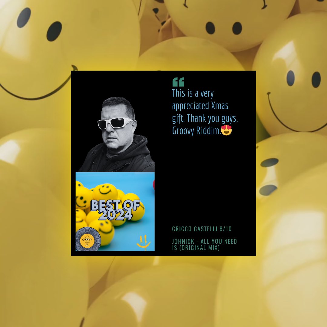 groovy_riddim's tweet photo. 💪🏻One of the supporters of ‘All You Need Is’ by @JohnnyDBrooklyn / #NickyP is #criccocastelli!

🔝💯This comp is in the Top 100 Albums @traxsource list. [#19]

🛒Get it exclusively now on @traxsource: https://t.co/14WevA6hZY https://t.co/mOEDn7Fu3F