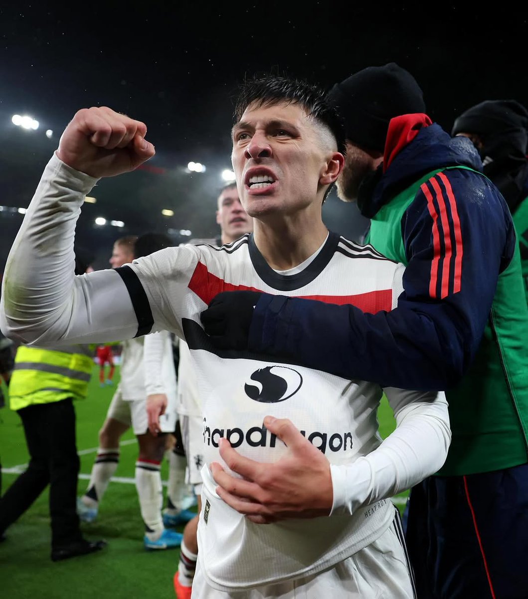 Lisandro Martinez (@lisandrmartinez) on Twitter photo We have much to improve, and we will, but this fighting spirit and playing with pride for this badge must be our fuel. Thank you to the travelling fans for their support. <a href="/ManUtd/">Manchester United</a> 👹❤️ We have much to improve, and we will, but this fighting spirit and playing with pride for this badge must be our fuel. Thank you to the travelling fans for their support. <a href="/ManUtd/">Manchester United</a> 👹❤️