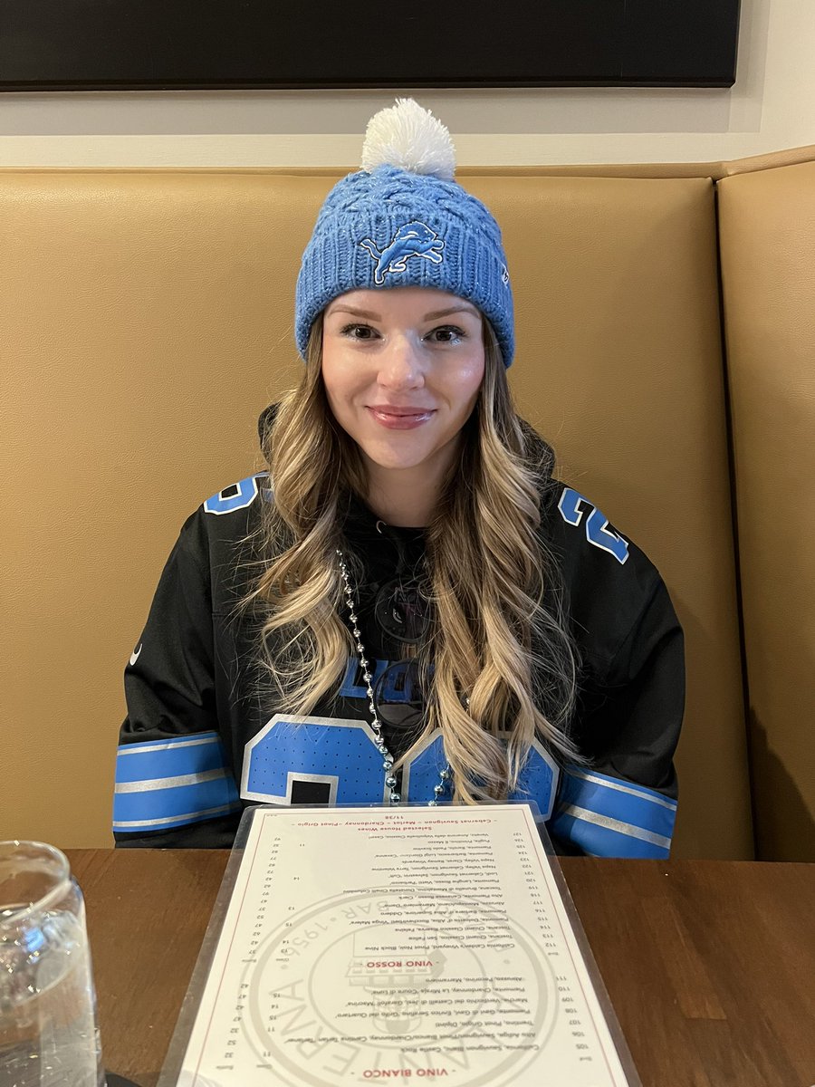 Her first Lions game today!!!