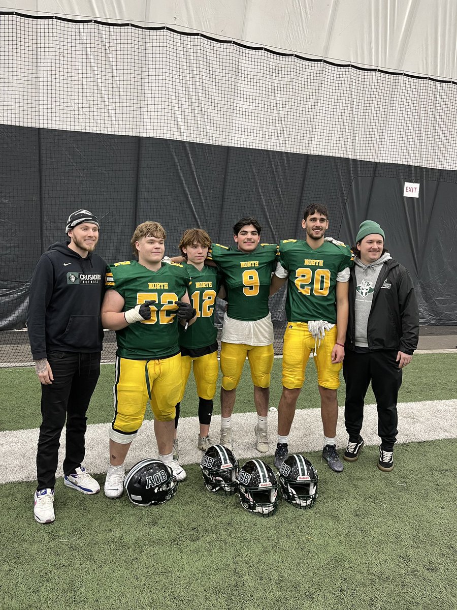 Ended my Highschool career with a bang 31-10 win in the senior bowl all star game
