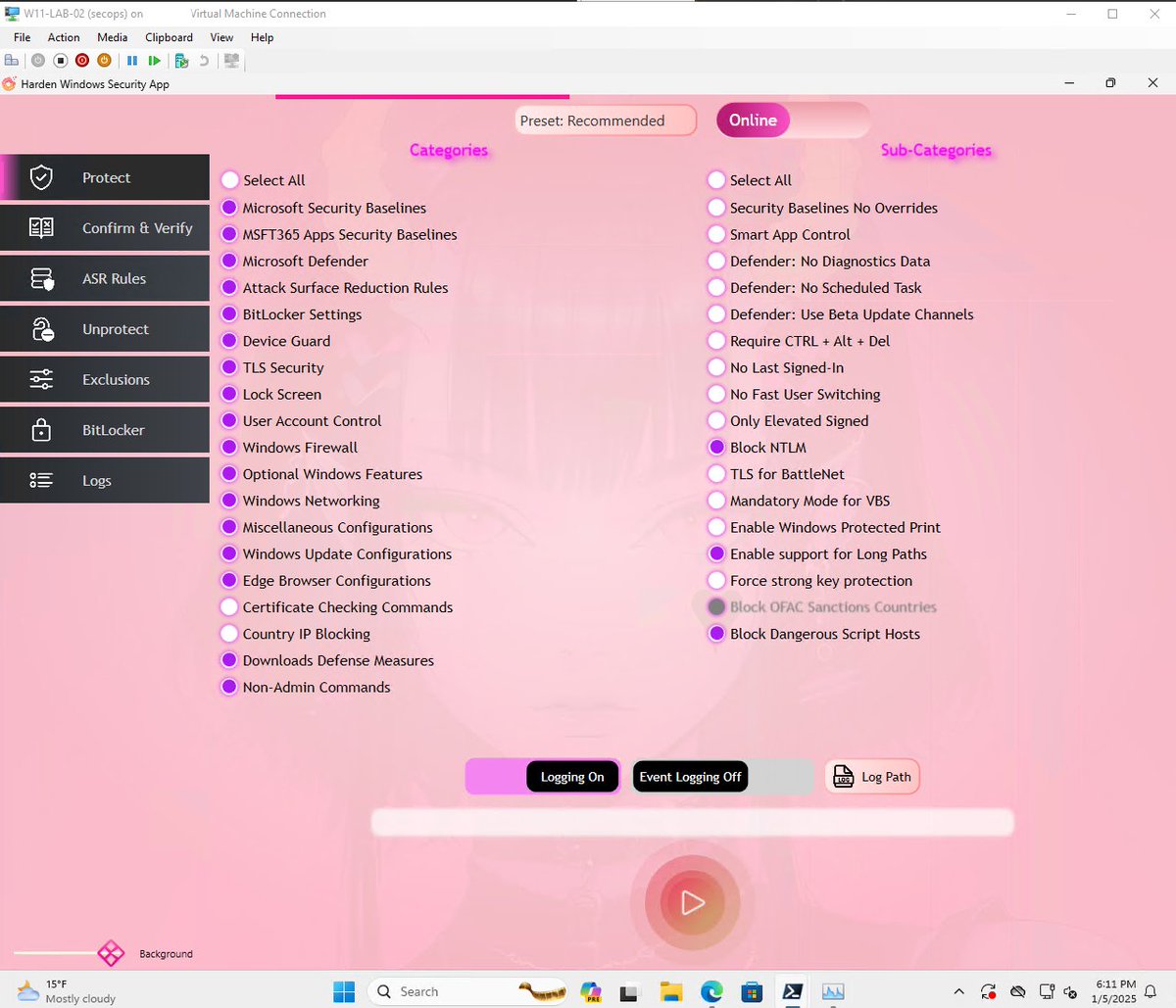mr cata | DRep | Iagon SNO/CNO (@mr_cata) on Twitter photo Getting back into some security focused items, diving deep on some Windows hardening tools out there (not recommended for everyone, don't blindly install).
Documentation (read it):
github.com/HotCakeX/Harde…
<a href="/CyberCakeX/">HotCakeX ✡︎ סגול</a> Getting back into some security focused items, diving deep on some Windows hardening tools out there (not recommended for everyone, don't blindly install).
Documentation (read it):
github.com/HotCakeX/Harde…
<a href="/CyberCakeX/">HotCakeX ✡︎ סגול</a>