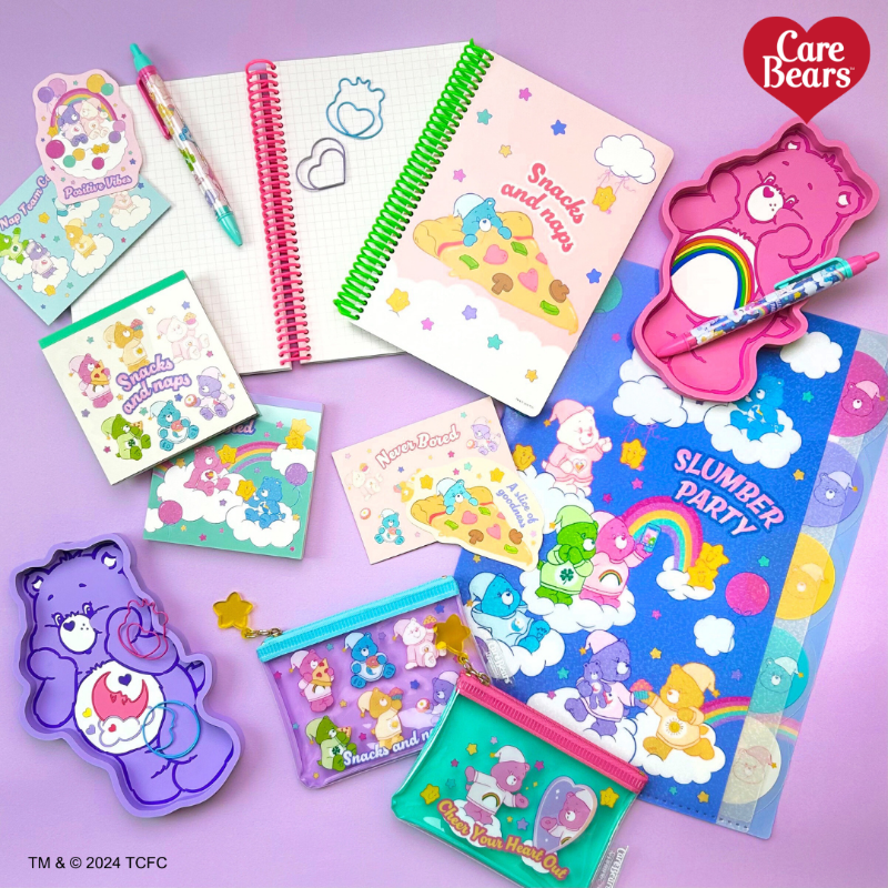 Care Bears(#ケアベア)™』デザインのステーショナリーが登場