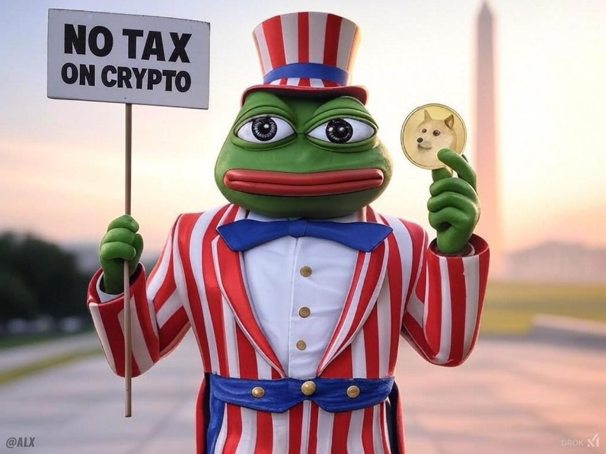 <a href="/realDonaldTrump/">Donald J. Trump</a> Add ‘No Tax on Crypto’!