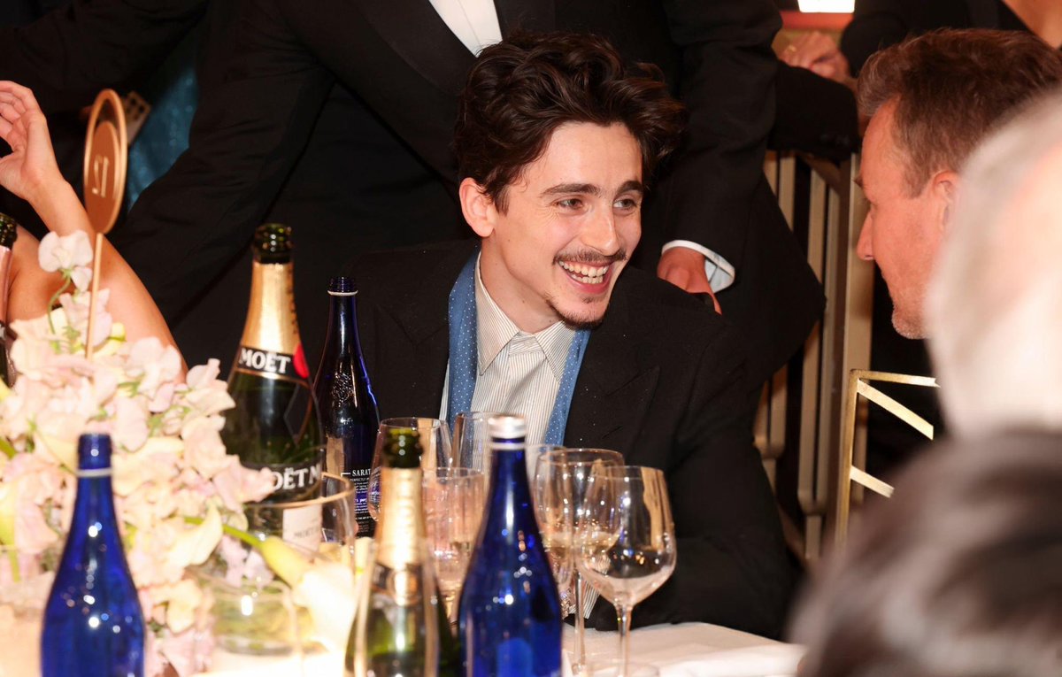 Timothée Chalamet during the 82nd Annual #GoldenGlobes