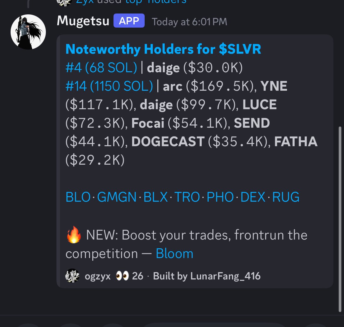 7DfhrwjjjqzYpXgGFXoZgC9bNRNyaypbGGNYLwvupump

Gamble. Top holders are crazy for a 15k shitter.