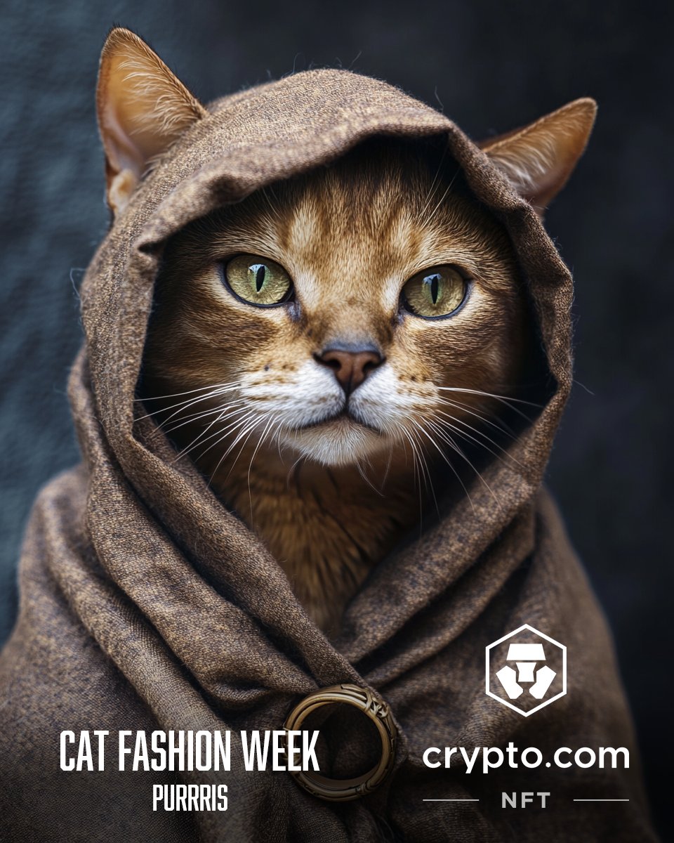 Satoshi.AI (@satoshi_aiart) on Twitter photo What is the fashion theme of this cat?
<a href="/cryptocomnft/">Crypto.com NFT</a>
#crofam #cronos #cryptocomnft #nfts #catfashionweek #CFW What is the fashion theme of this cat?
<a href="/cryptocomnft/">Crypto.com NFT</a>
#crofam #cronos #cryptocomnft #nfts #catfashionweek #CFW