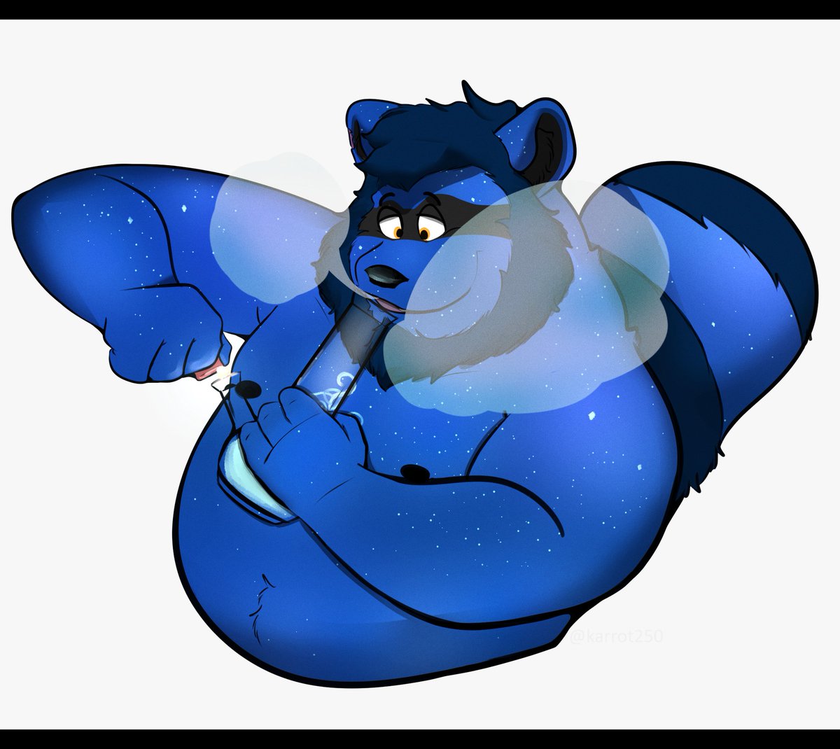 I love collecting paraphernalia art of my sona, admittedly, and when Karrot said he needed new RAM I mayyyyyy have prodded him to try drawing something he hasn't before. Knocked this cutie out the park, I'd say :D

🎨 <a href="/karrot250/">On BlueSky Now @\karrot250.bsky.social</a>