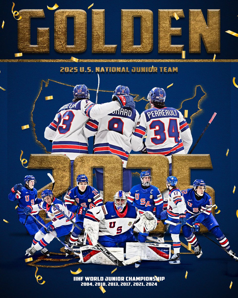 ONE YEAR LATER, TEAM USA IS STILL #WORLDJUNIOR CHAMPIONS 🇺🇸