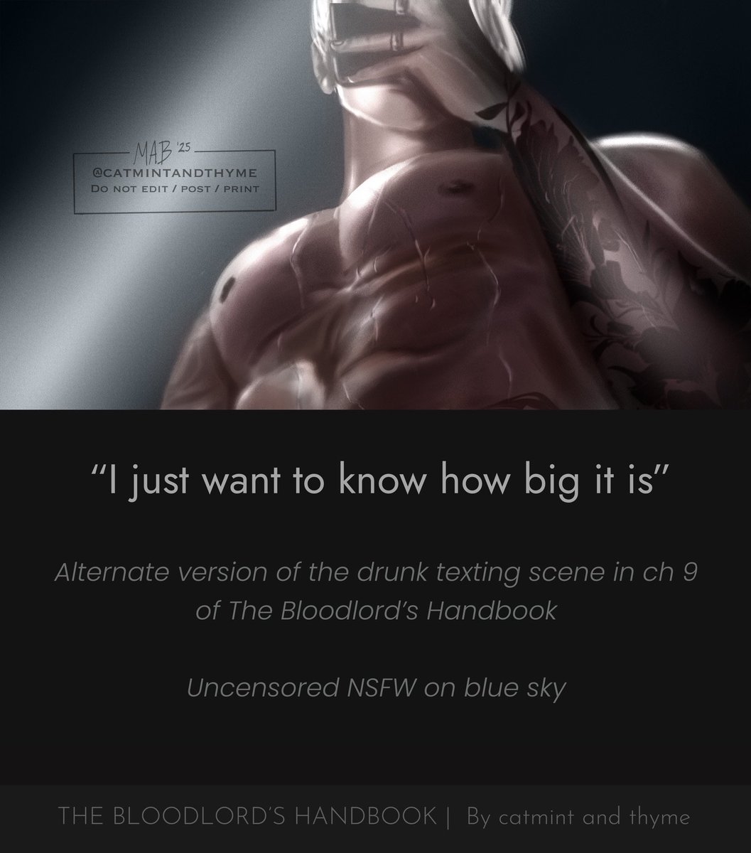 Draco sends a selfie. check out the very nsfw version on the butterfly app 🫠