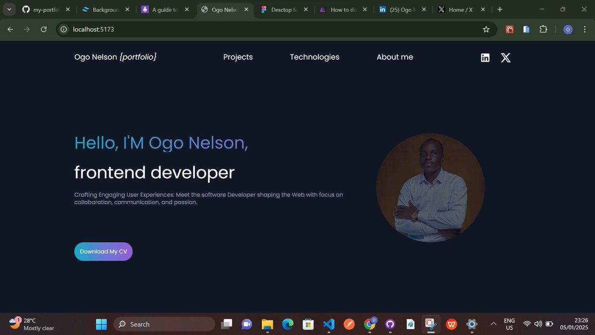 ogo_nelson's tweet image. My #portfolio site
so I started working on my portfolio site, done with the home page
#FrontEnd #tech