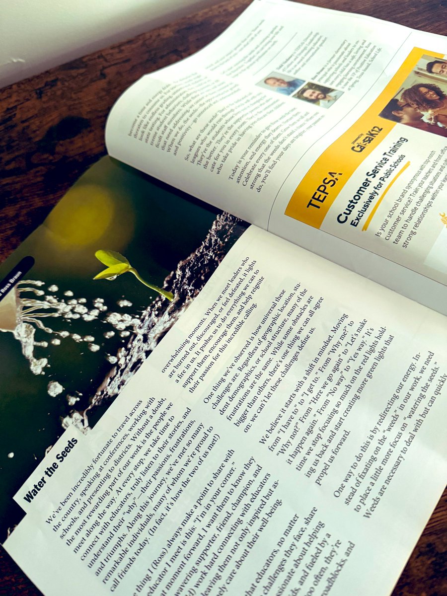 Educator friends 👋🏽 as you head into the 2nd half of the school year, <a href="/TechNinjaTodd/">Todd Nesloney</a> and I have a great read for you in the latest <a href="/TEPSAtalk/">TEPSA</a> News magazine ✨

This one will get you in the right mindset to make this your BEST YEAR YET! ⬇️

issuu.com/tepsanews/docs…