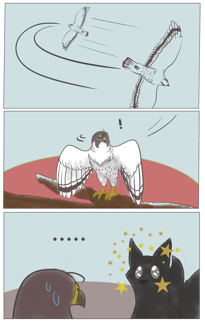 Pawsy_la's tweet photo. Here he is! 
Our beautiful Hawk-Ning!

#魔道祖师 #WenNing #WeiWuxian #Foxxian #modaozushi #Animalau https://t.co/YHygDlrpJ7