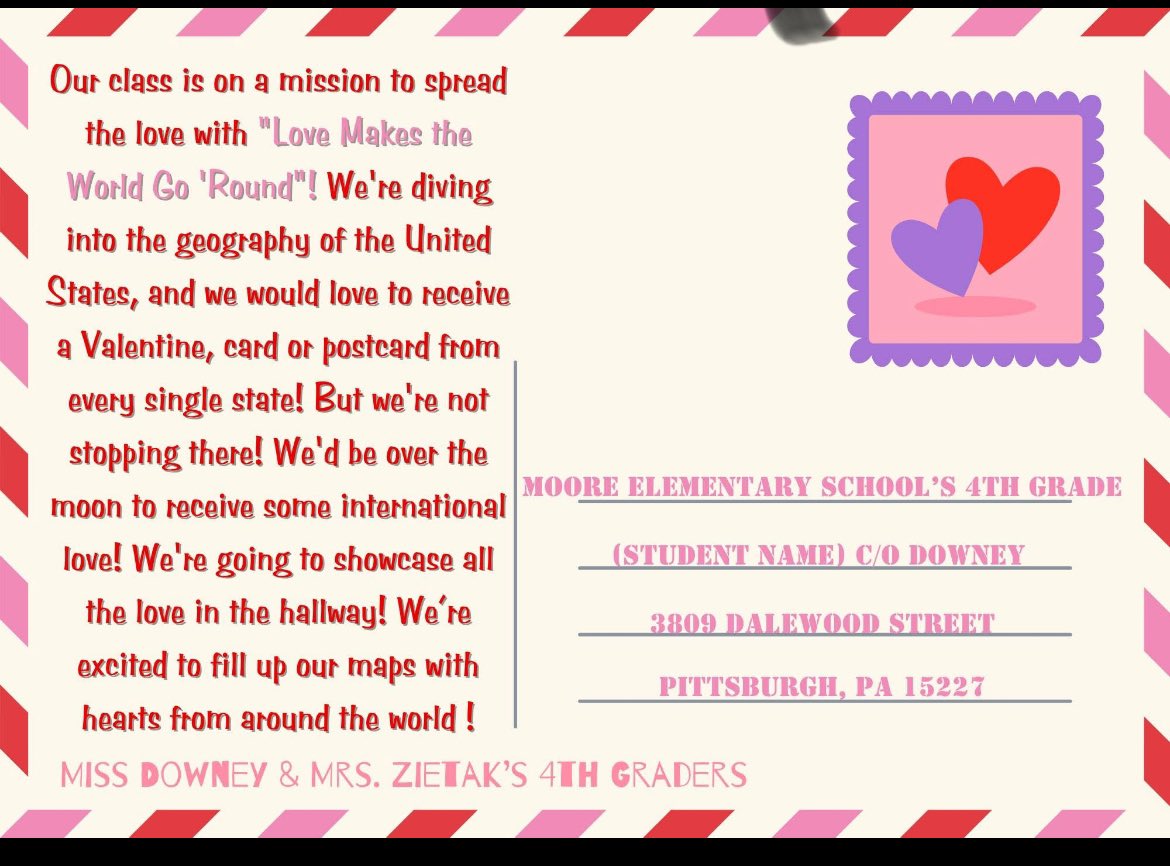 We’d love to receive as many cards as possible! 💙💙💙💙