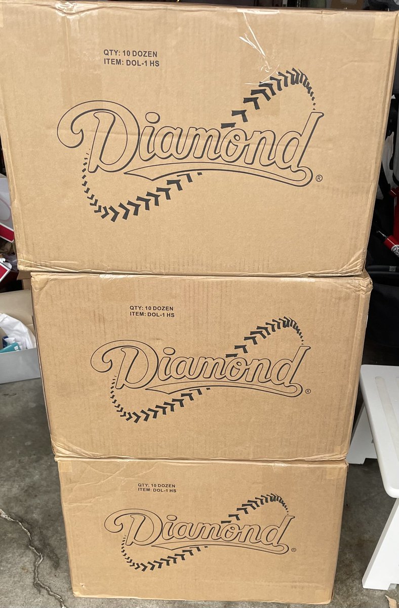 You know we’re getting close when the baseballs arrive, <a href="/DiamondSportsCo/">Diamond Sports</a>
