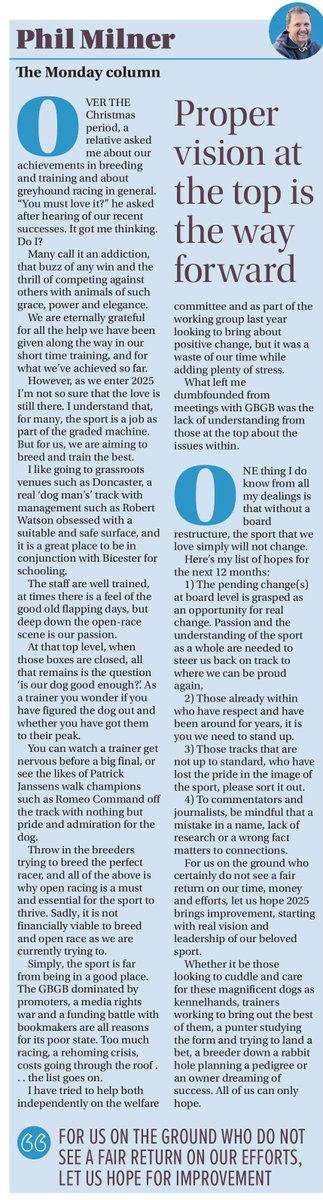 velvets14's tweet photo. THE MONDAY COLUMN
In The Racing Post
{6-1-25}
By Mr Phil Milner.... https://t.co/HchE9MTp88