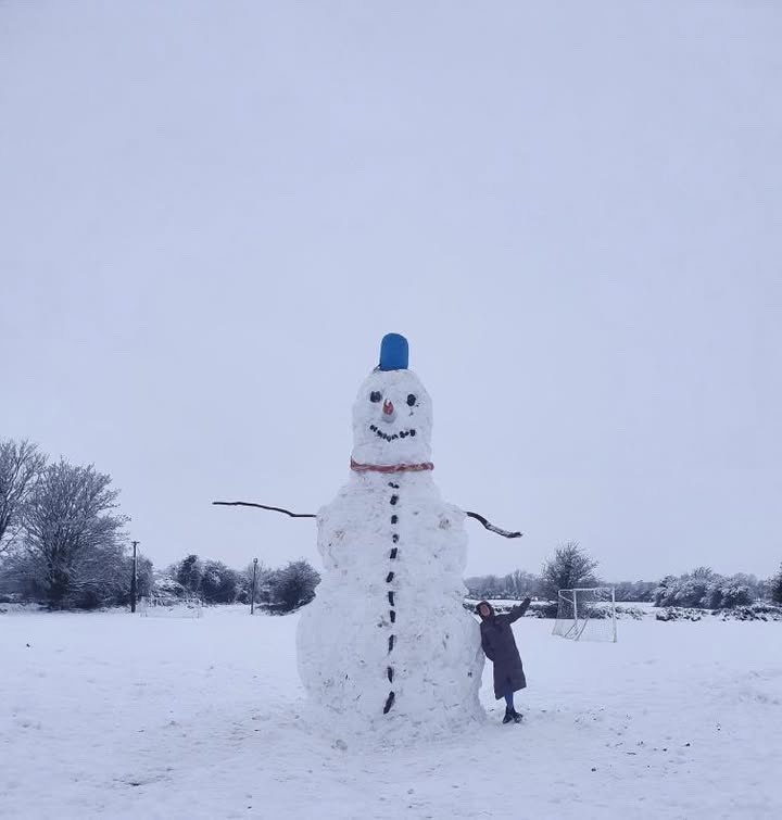 The size of Big Bill snowman in Limerick today!