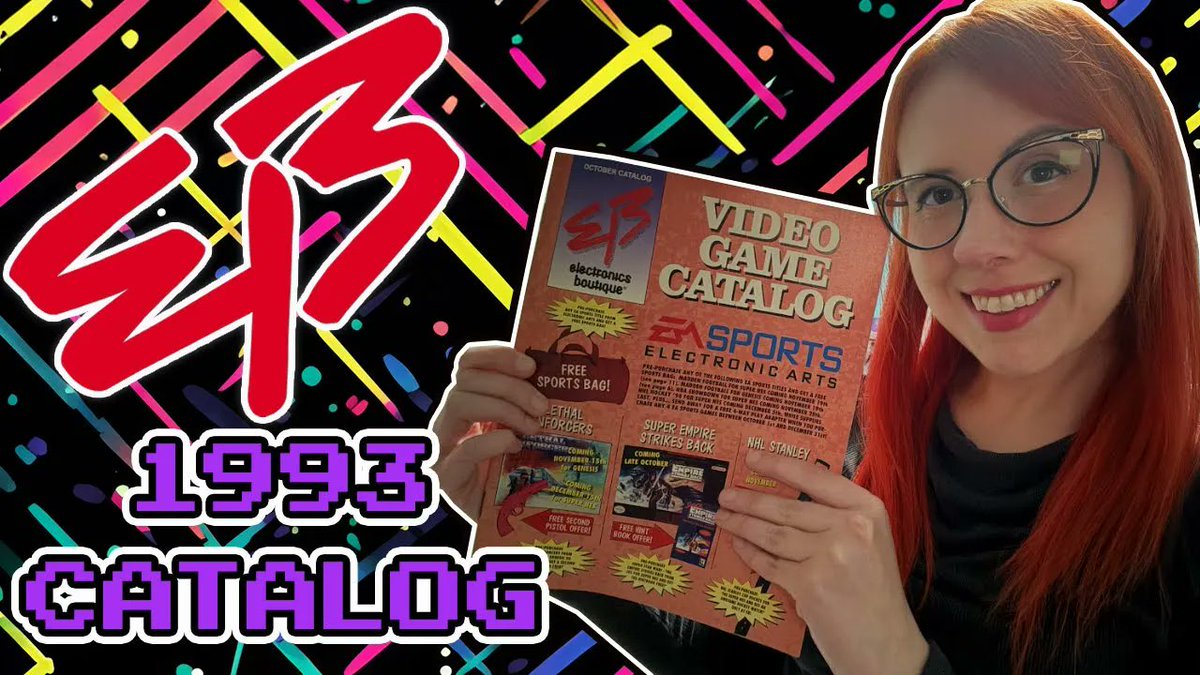 🚨NEW VIDEO🚨 Let's browse through a 1993 issue of the EB Games/Electronics Boutique catalog. 
youtu.be/Nmh8Lq9lEj0?si…