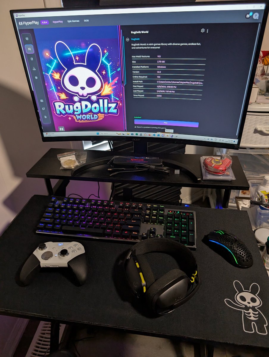 Mrtruenorth's tweet photo. @RugdollzNFT @alwaystirednfts That was legendary fun #RugdollzWorld #Hyperplay #WarOnRugs https://t.co/9WkwnONJBz